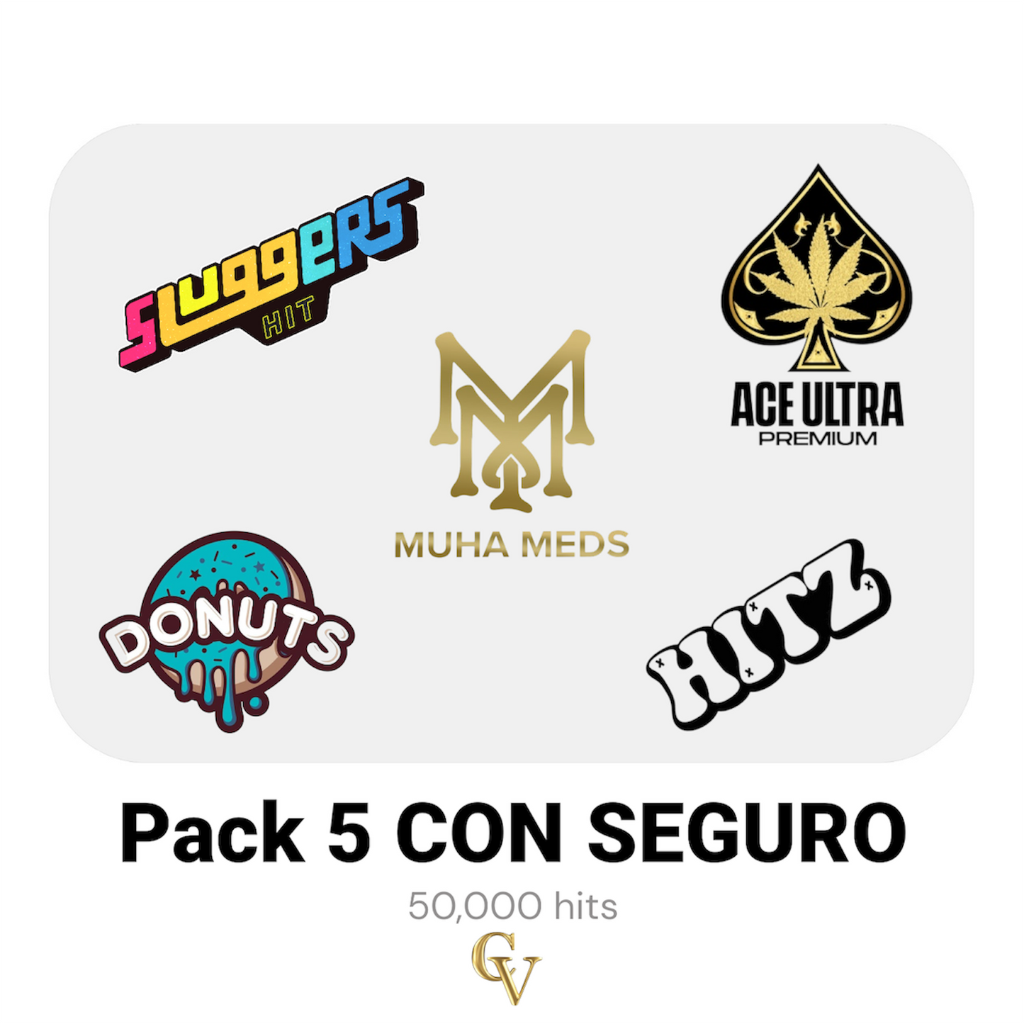 Pack 5 plumas CON SEGURO