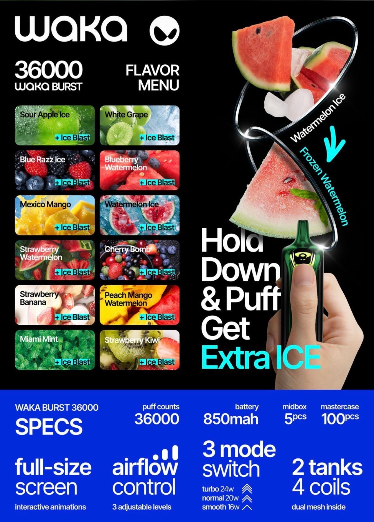 Waka Burst 36,000 ORIGINAL